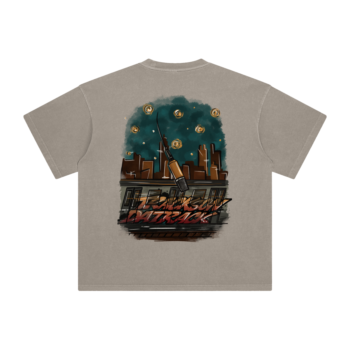 Tracks Graphite T-Shirt