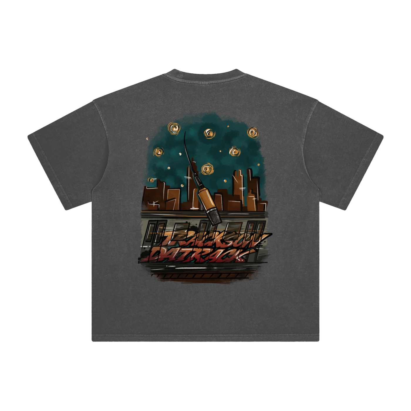 Tracks Graphite T-Shirt