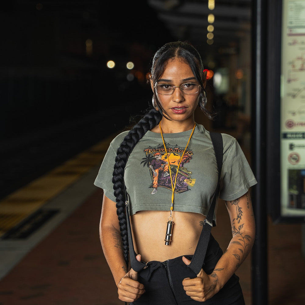 Graveyard Shift Women’s Crop Tee