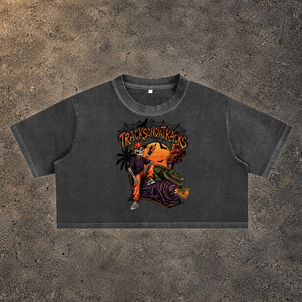 Graveyard Shift Women’s Crop Tee